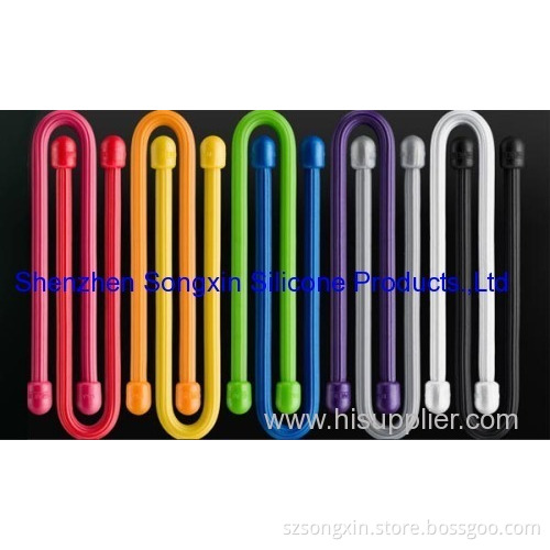 18" Colorful Twist Tie For Traveling Use